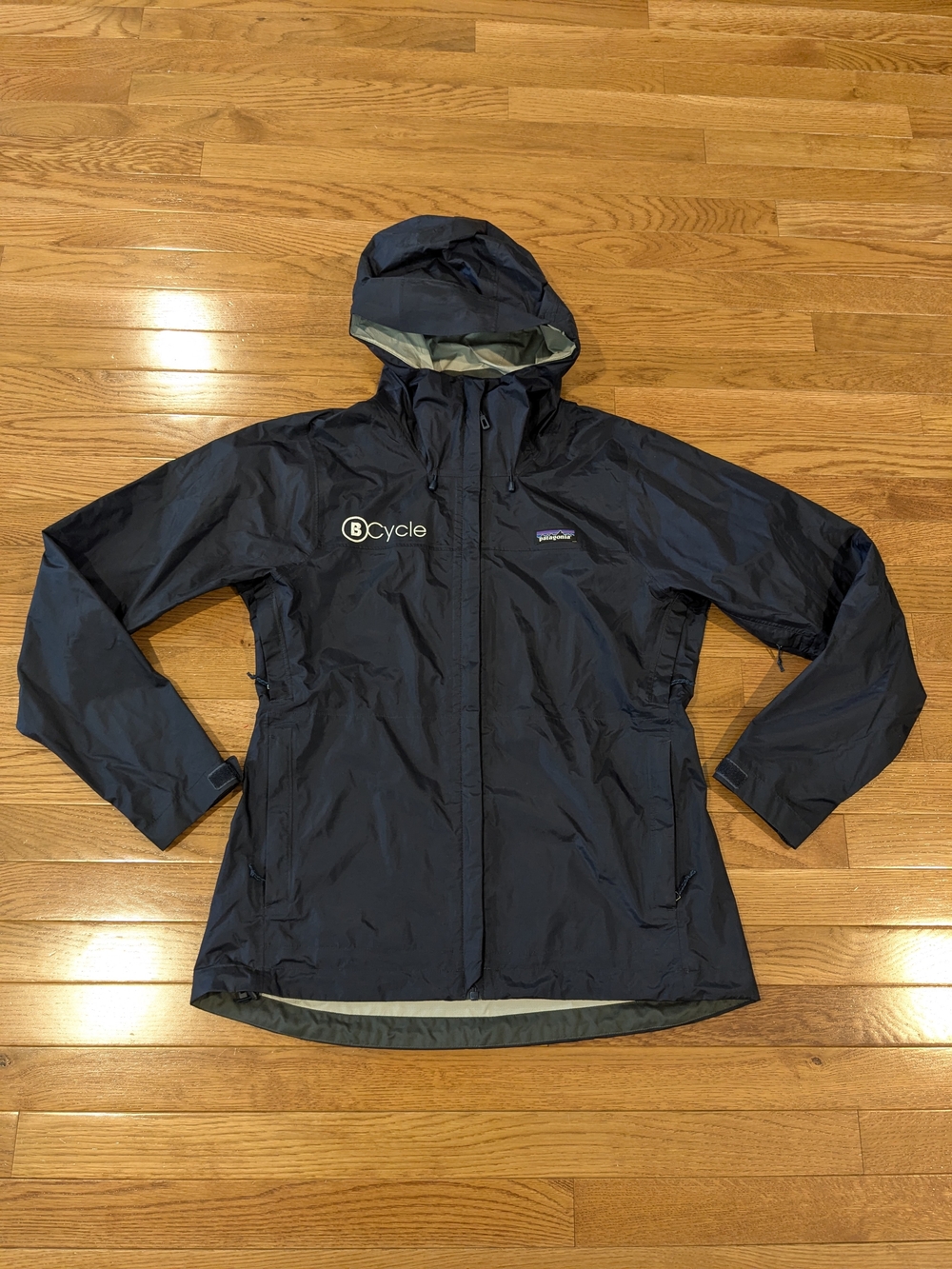 Patagonia Navy H2no Nylon Jacket Women's Medium